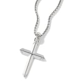 John Hardy Sterling Silver Cross Pendant Necklace, 2.7mm - 24 inches