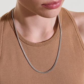 John Hardy Sterling Silver Icon Mini Necklace, 3.5mm - 18 inches