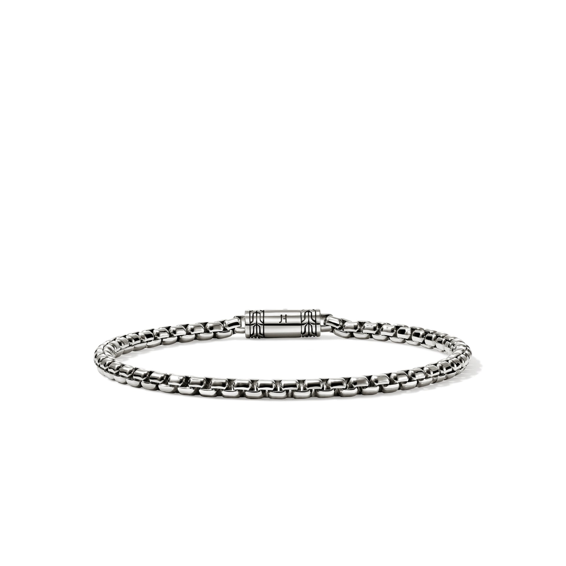 John Hardy Sterling Silver Box Chain Bracelet, 3.7mm - Size Small John Hardy Sterling Silver Box Chain Bracelet, 3.7mm - Size Small