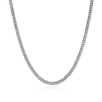 John Hardy Sterling Silver Curb Chain Necklace, 3.9mm - 20 inches