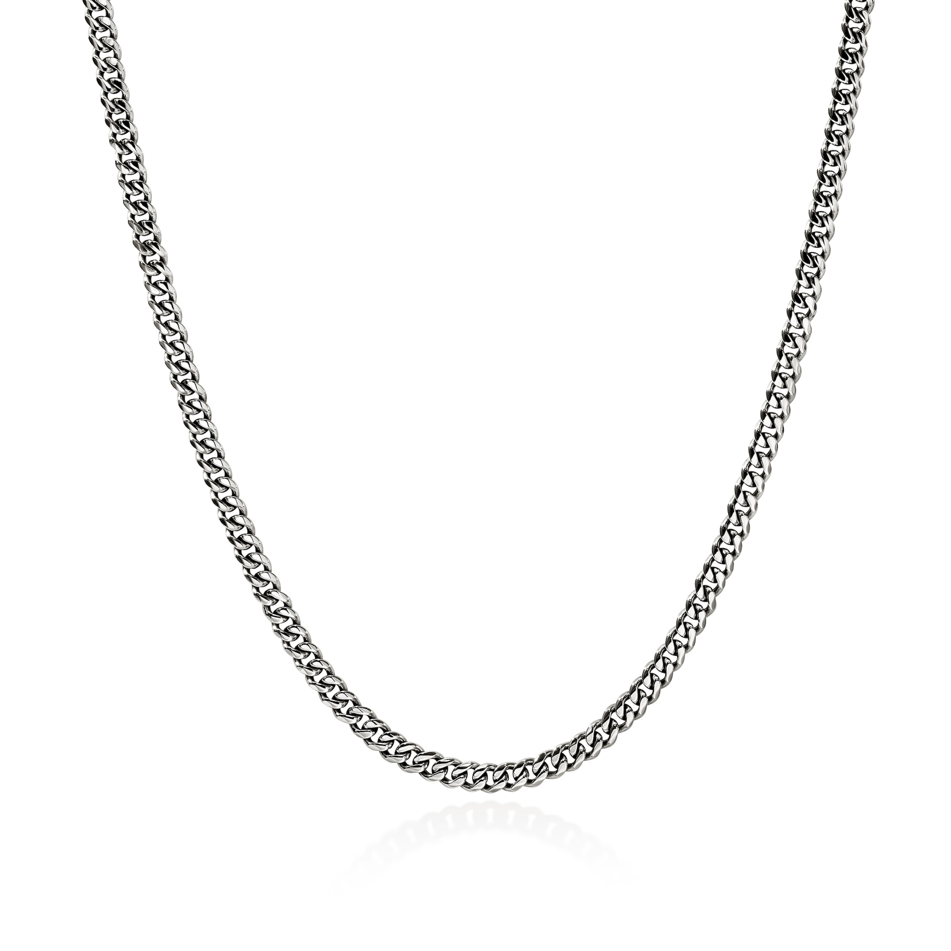 John Hardy Sterling Silver Curb Chain Necklace, 3.9mm - 24 inches John Hardy Sterling Silver Curb Chain Necklace, 3.9mm - 24 inches