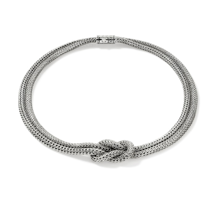 John Hardy Sterling Silver Love Knot Necklace, 10mm