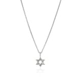 John Hardy Sterling Silver JH Essential Star Of David Necklace