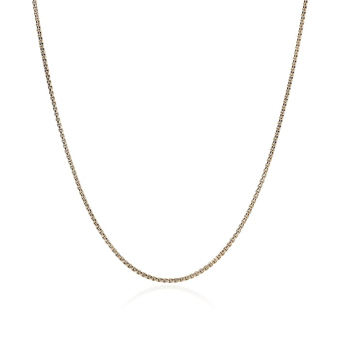 John Hardy 14K Yellow Gold Box Chain Necklace, 1.6mm