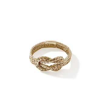 John Hardy 14K Yellow Gold Love Knot Ring, 3.6mm - Ring Size 7