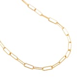 Monica Vinader MV Alta™ Textured Chain Necklace In 18ct Gold Vermeil