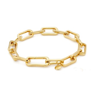 Monica Vinader Alta Charm Bracelet In 18ct Gold Vermeil