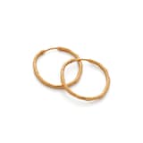 Monica Vinader MV Siren™ Muse Medium Hoop Earrings In 18ct Gold Vermeil