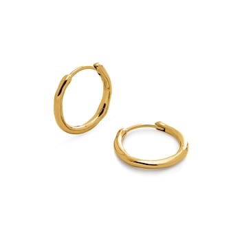 Monica Vinader MV Siren™ Muse Small Hoop Earrings In 18ct Gold Vermeil Monica Vinader MV Siren™ Muse Small Hoop Earrings In 18ct Gold Vermeil