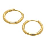 Monica Vinader MV Siren™ Muse Small Hoop Earrings In 18ct Gold Vermeil