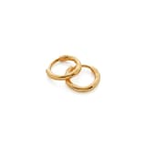 Monica Vinader MV Siren™ Muse Mini Huggie Earrings In 18ct Gold Vermeil