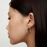 Monica Vinader MV Siren™ Muse Mini Huggie Earrings In 18ct Gold Vermeil