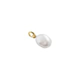 Monica Vinader Baroque Pearl Pendant In 18ct Gold Vermeil