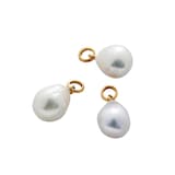 Monica Vinader Baroque Pearl Pendant In 18ct Gold Vermeil