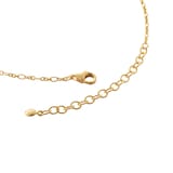 Monica Vinader Solitaire Lab Grown Diamond Chain Necklace In 18ct Gold Vermeil