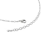 Monica Vinader Solitaire Lab Grown Diamond Chain Necklace In Sterling Silver