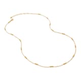 Monica Vinader Triple Beaded Chain Necklace In 18ct Gold Vermeil