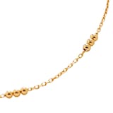 Monica Vinader Triple Beaded Chain Necklace In 18ct Gold Vermeil