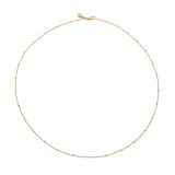 Monica Vinader Beaded Chain Necklace In 18ct Gold Vermeil