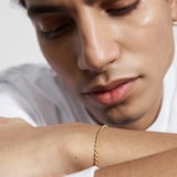 Monica Vinader Corda Chain Friendship Bracelet In 18ct Gold Vermeil