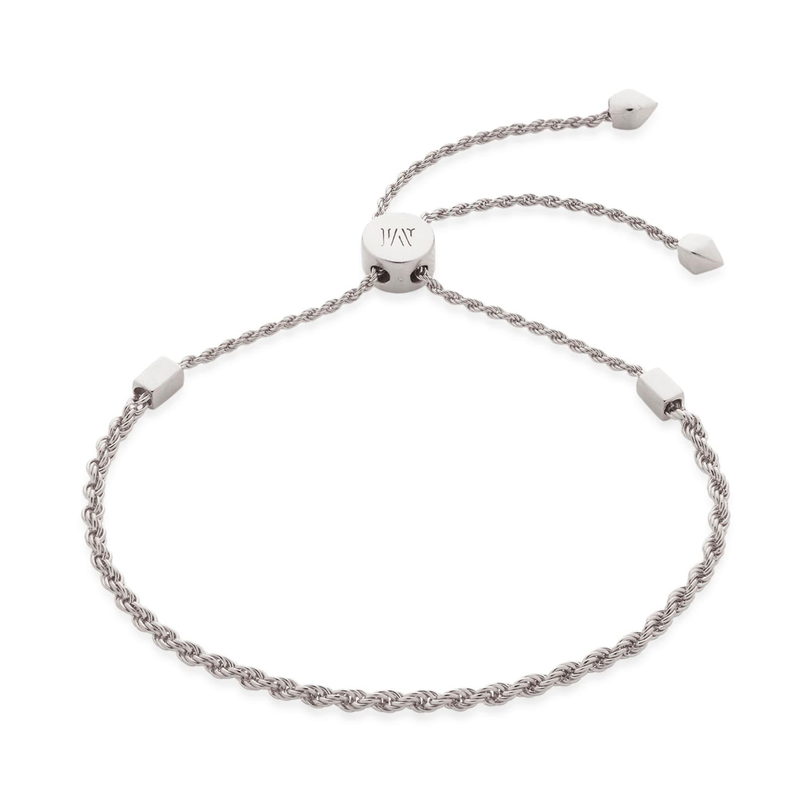 Corda Chain Friendship Bracelet In Sterling Silver