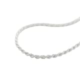Monica Vinader Corda Chain Friendship Bracelet In Sterling Silver