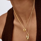 Monica Vinader Antica Bold Chain Necklace In 18ct Gold Vermeil