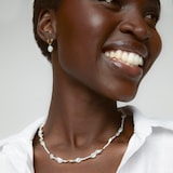 Monica Vinader Nura Keshi Pearl Drop Earrings In 18ct Gold Vermeil