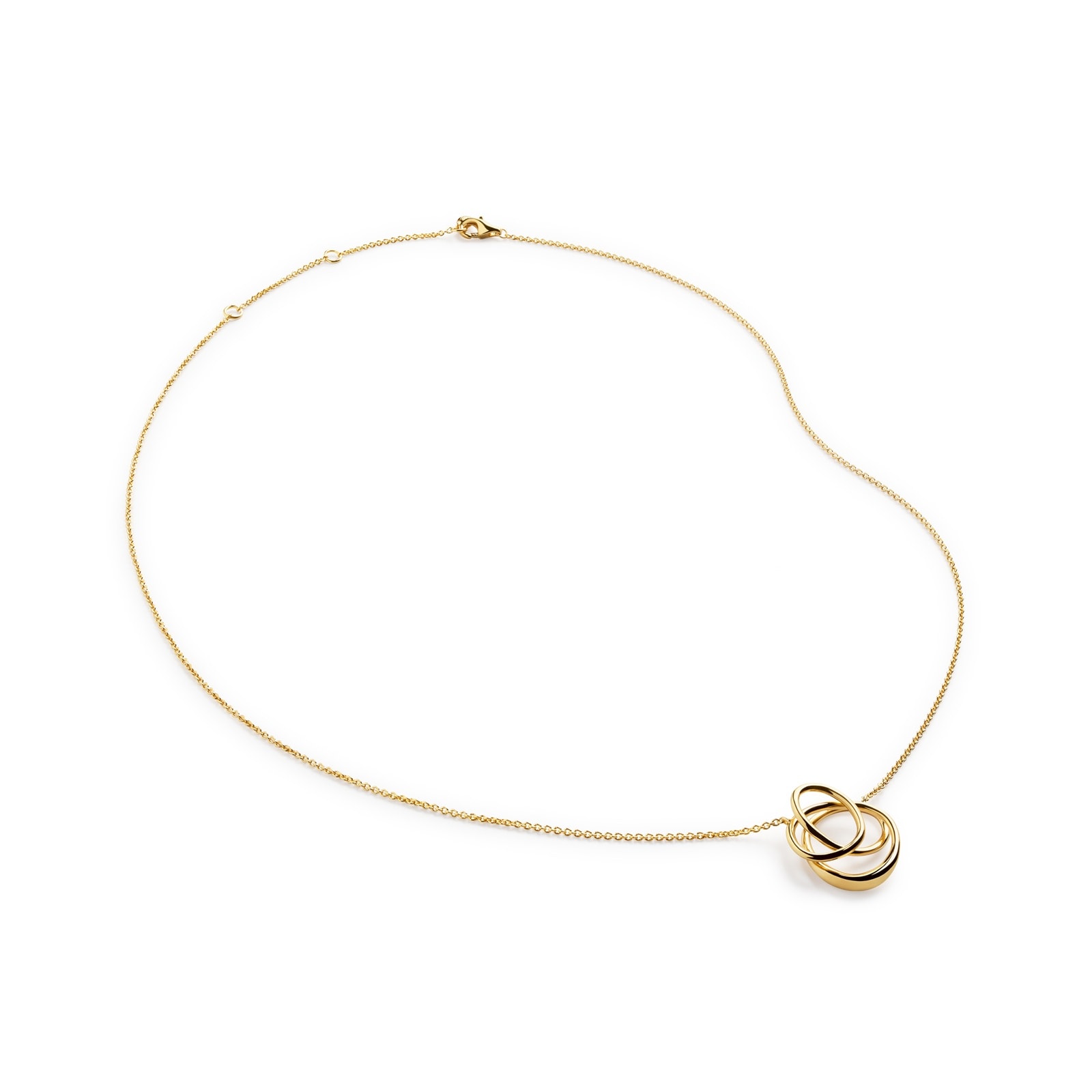 Monica Vinader Nura Wrap Necklace In 18ct Gold Vermeil Monica Vinader Nura Wrap Necklace In 18ct Gold Vermeil