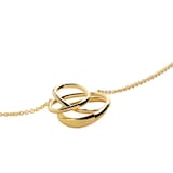 Monica Vinader Nura Wrap Necklace In 18ct Gold Vermeil