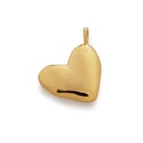 Monica Vinader Heart Locket In 18ct Gold Vermeil