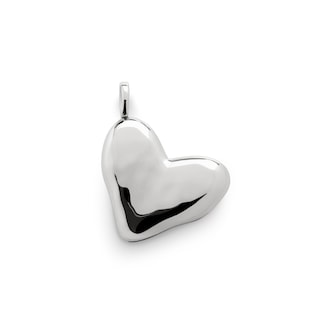 Monica Vinader Heart Locket In Sterling Silver Monica Vinader Heart Locket In Sterling Silver