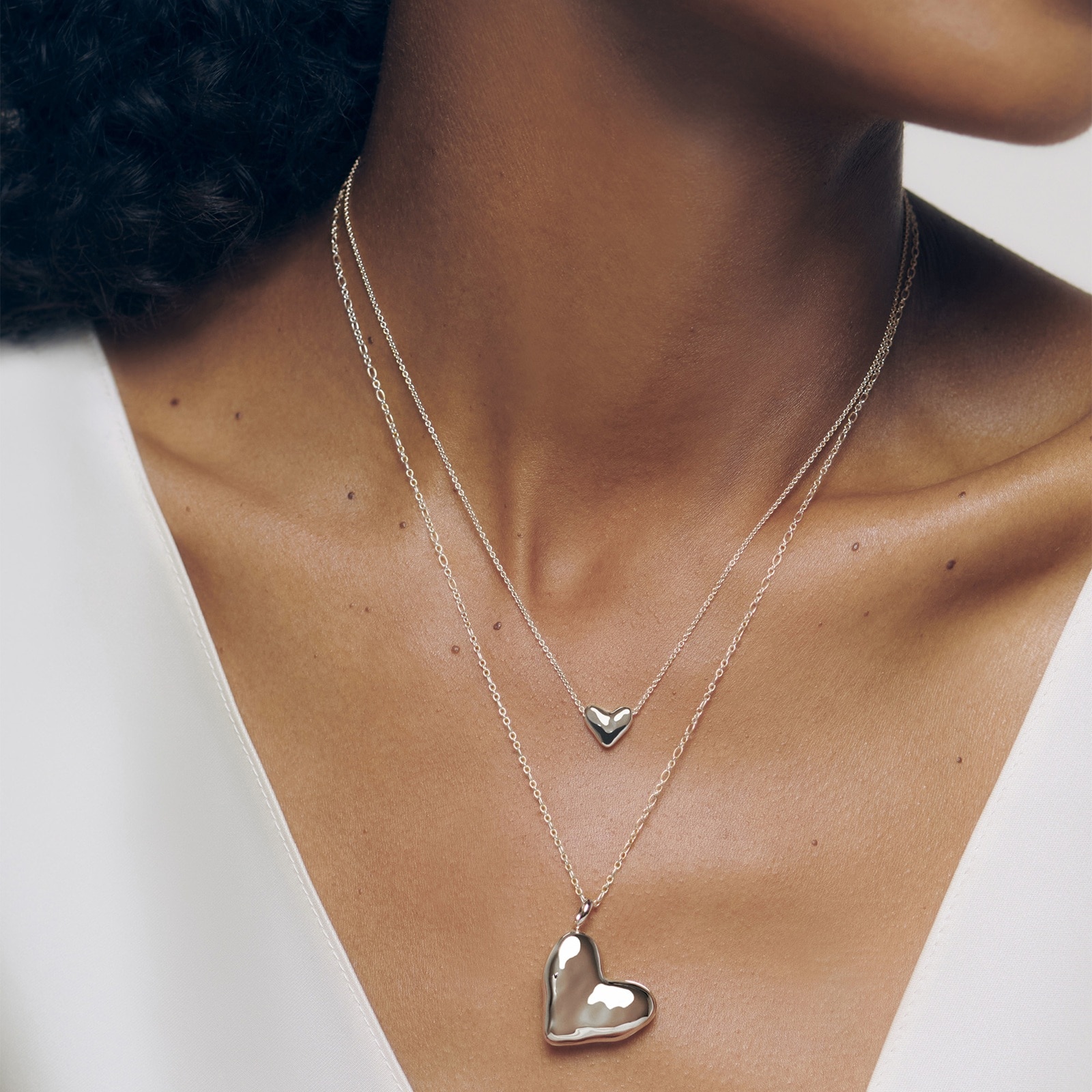 Monica Vinader Heart Locket In Sterling Silver Monica Vinader Heart Locket In Sterling Silver