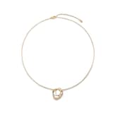 Monica Vinader Nura Wrap Necklace In 18ct Gold Vermeil With Lab Grown Diamond