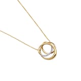 Monica Vinader Nura Wrap Necklace In 18ct Gold Vermeil With Lab Grown Diamond