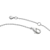 Monica Vinader Heart Station Chain Bracelet In Sterling Silver