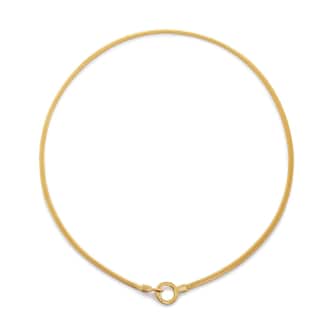 Monica Vinader Snake Chain Necklace In 18ct Gold Vermeil