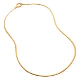 Monica Vinader Snake Chain Necklace In 18ct Gold Vermeil