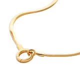 Monica Vinader Snake Chain Necklace In 18ct Gold Vermeil