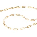 Monica Vinader Bold Paperclip Chain Necklace In 18ct Gold Vermeil