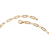 Monica Vinader Bold Paperclip Chain Necklace In 18ct Gold Vermeil