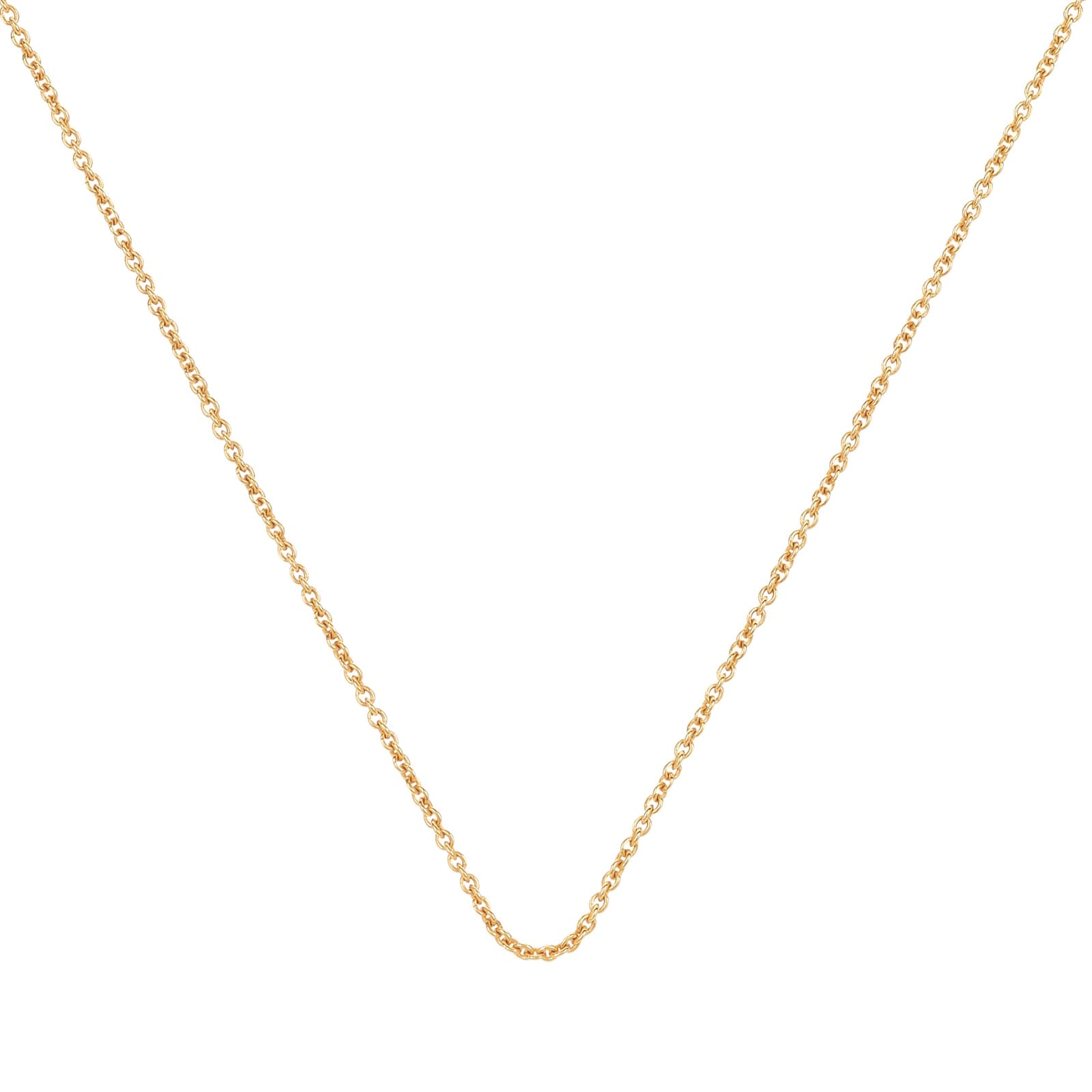 Fine Chain Necklace In 18ct Gold Vermeil