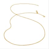 Monica Vinader Fine Chain Necklace In 18ct Gold Vermeil