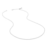 Monica Vinader Fine Chain Necklace In Sterling Silver
