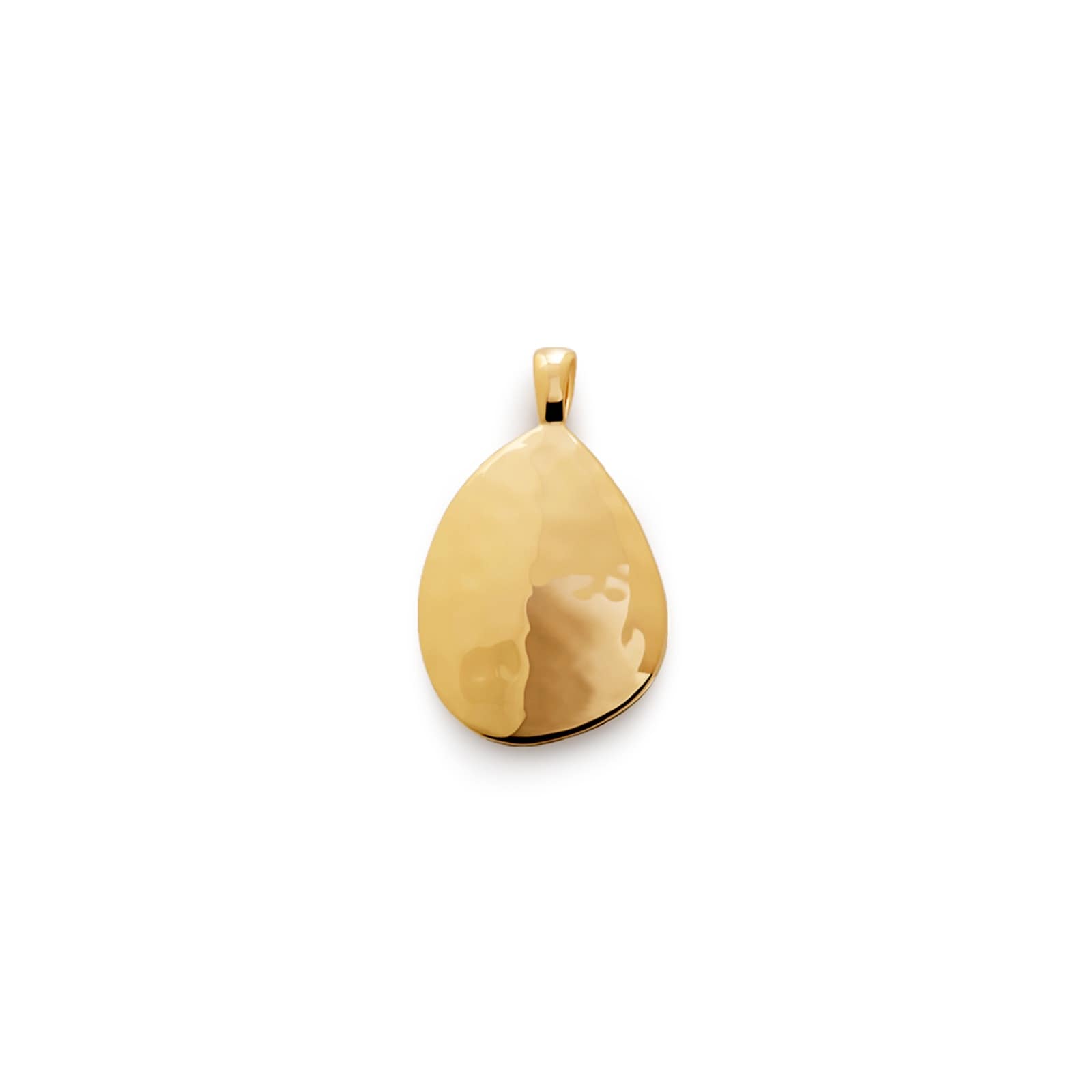 Monica Vinader Deia Pebble Locket In 18ct Gold Vermeil Monica Vinader Deia Pebble Locket In 18ct Gold Vermeil