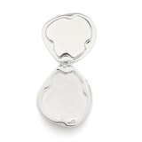 Monica Vinader Deia Pebble Locket In Sterling Silver