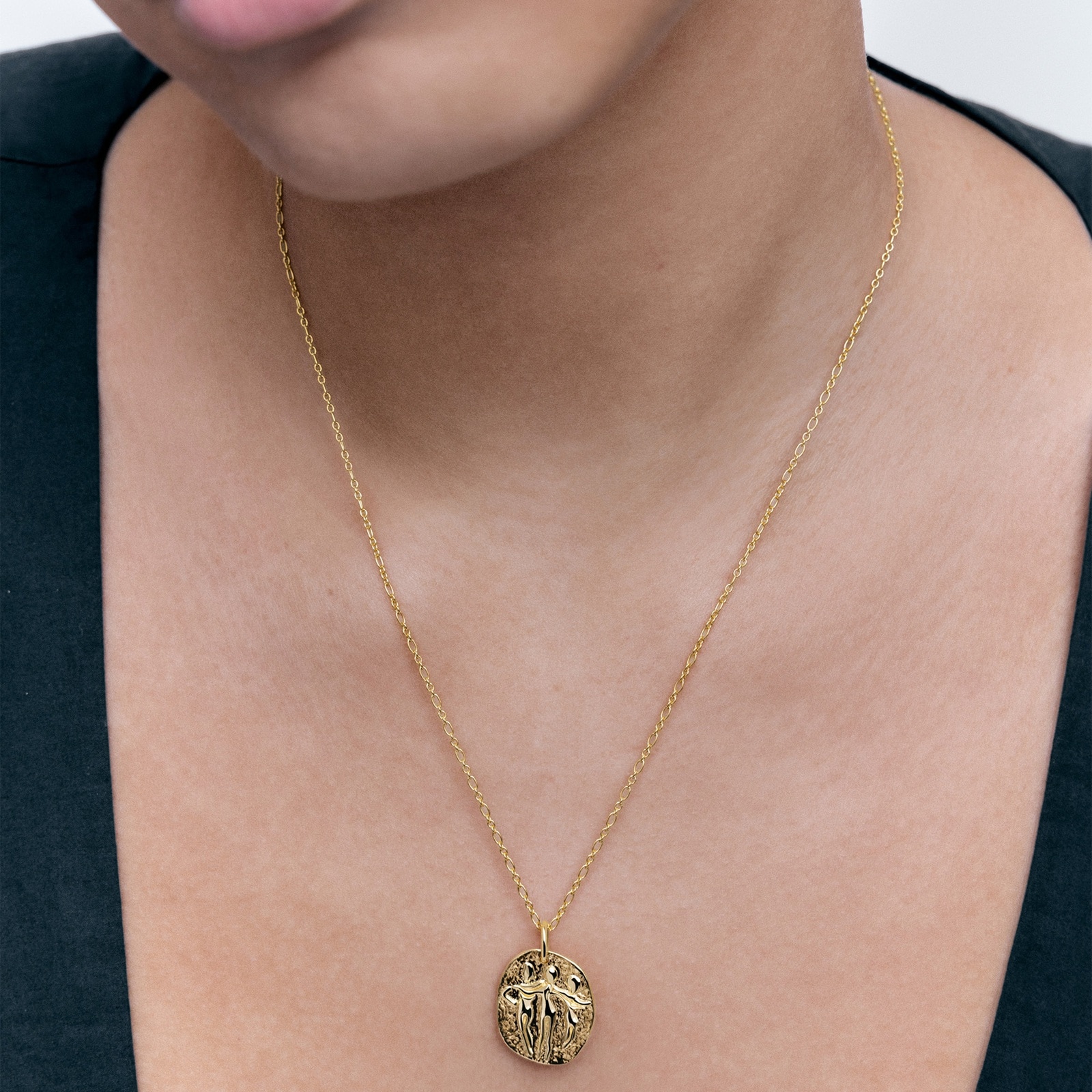 Monica Vinader Sisterhood Pendant In 18ct Gold Vermeil Monica Vinader Sisterhood Pendant In 18ct Gold Vermeil
