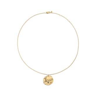 Monica Vinader Capricorn Zodiac Chain Necklace In 18ct Gold Vermeil