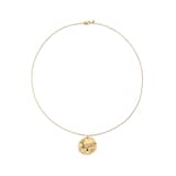 Monica Vinader Capricorn Zodiac Chain Necklace In 18ct Gold Vermeil
