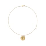 Monica Vinader Gemini Zodiac Chain Necklace In 18ct Gold Vermeil